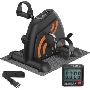 Mini Hometrainer Pedaaltrainer voor Senioren met LCD-Display