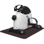 Mini Hometrainer - pedaaltrainer met digitaal display, mini hometrainer pedaal zitten, bureau fiets been arm voet, kleine apparatuur voor thuis, op kantoor, ouderen, revalidatie