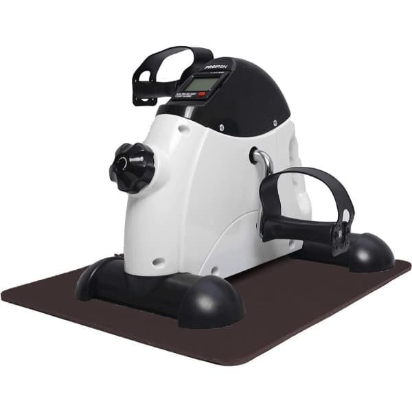 Mini Hometrainer - pedaaltrainer met digitaal display, mini hometrainer pedaal zitten, bureau fiets been arm voet, kleine apparatuur voor thuis, op kantoor, ouderen, revalidatie