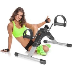 Mini hometrainer voor herstel en fitness, LCD-display, draagbare stepper voor armen en benen