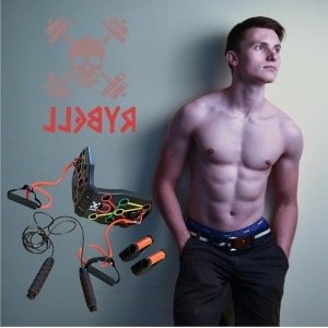 Multifunctioneel 12-in-1 Push Up Board Kit - krachttraining lichaamsgewicht - opvouwbaar - push-upgrepen - kleurcodering - verschillende oefeningen - springtouw - thuis - man - vrouw