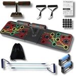 Multifunctioneel Push Up Board met Sit Up Standaard en Weerstandsbanden voor Krachttraining Thuis