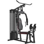 Multifunctioneel Trainingsstation - Pull Up Station - Borststation - Beenpers - Kabeltreksysteem - Fitnessstation - Verstelbare Gewichtsblokken (tot 45 kg) - Krachtstation - Thuisgym - Thuis Fitness & Krachttraining