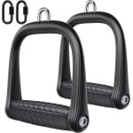 Multifunctionele Handgrepen voor Krachttraining - Ideaal voor Kabelmachines en Pulley Systemen