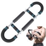 Multifunctionele U-vormige armtrainer - een verstelbare krachttrainer met veerweerstand, perfect voor thuistraining van polsen, armen en bovenlichaam.