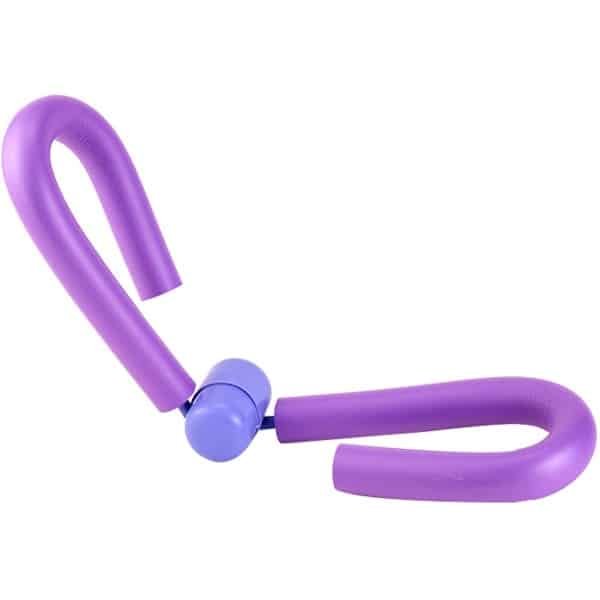 Multifunctionele dijbeentrainer, beentrainer, apparaat voor het vormen van gymnastiekspieren, dijbeentrainer, krachttrainer voor de benen, paars.