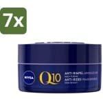 NIVEA - Nachtcrème - Q10 POWER Anti-Rimpel Gevoelig - Voor gevoelige huid - Met Q10, Creatine & Zoethoutextract - 50 ml - Bulkverpakking - 7 stuks