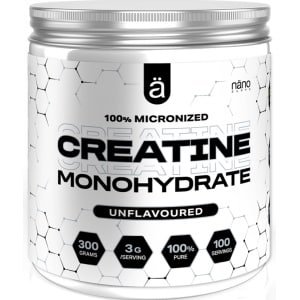 NanoSupps 100% Micronized Creatine Monohydrate (300g) Unflavoured - Creatine - Creatine Monohydraat