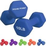 Neopreen Gecoate Zeskantige Handgewichten voor Thuis fitness - Krachttraining en Trainingsapparatuur