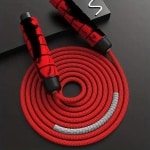 - Non-slip skipping rope for children and adults - fitness equipment for strength training at home crossfit boxing and sports - women and men