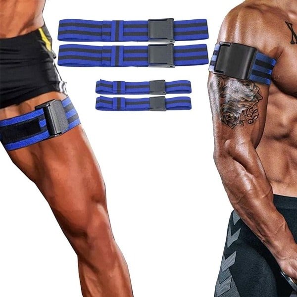 Occlusie Training Banden Set Van 2 Verstelbare Manchetten Voor Bloedstroom Beperking Tijdens Krachttraining En Fitness Ter Bevordering Van Spiergroep En Uithoudingsvermogen