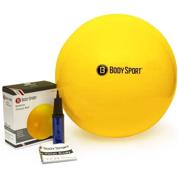 Oefenbal met Pomp voor Balans, Stabiliteit, Pilates, Krachttraining en Fitness