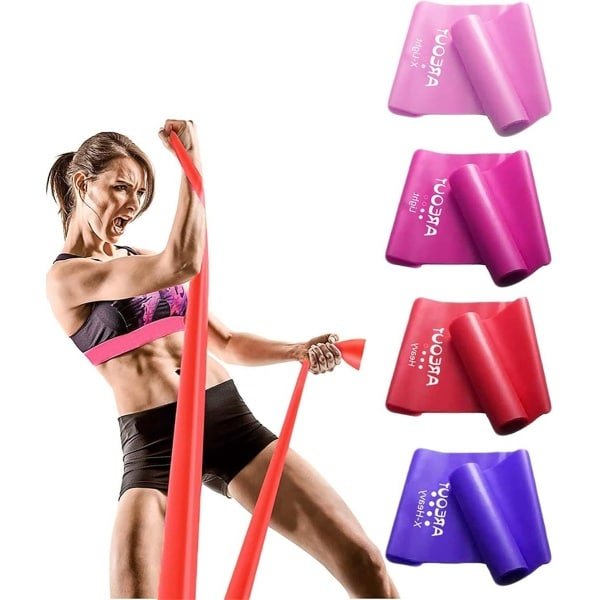 Oefenbanden voor fysiotherapie krachttraining yoga pilates stretching met Resistance Bands Set