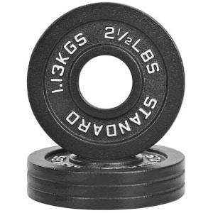 Olympische gietijzeren halterschijf 2 inch voor krachttraining en gewichtheffen