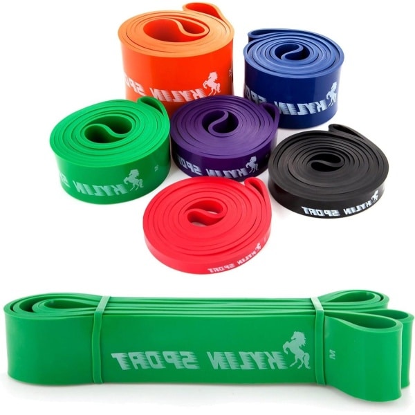 Ondersteunde Pull Up Bands - Weerstandsband voor Yoga Pilates Training - Elastische Loop Stretch voor Crossfit Gymnastiek Power-lifting