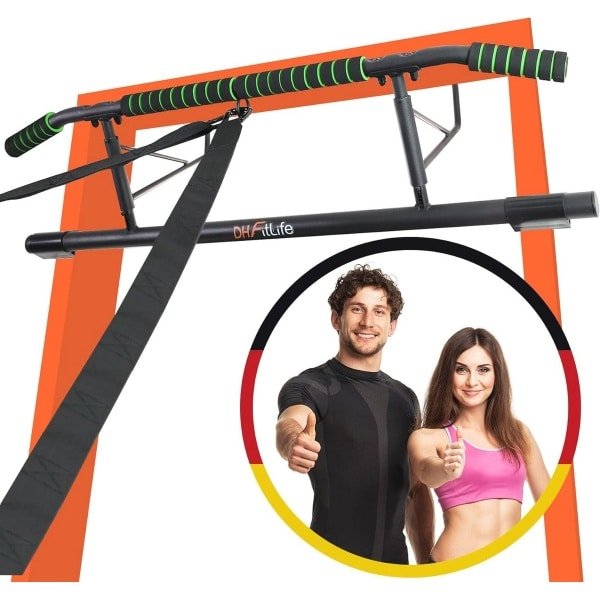 Optrekstang voor Deurkozijnen - Schroefloze Pull-Up Bar voor Krachttraining