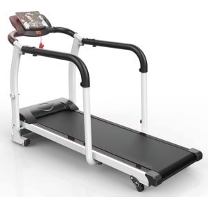 Opvouwbare Loopband voor Thuisgebruik - Multifunctionele Gemotoriseerde Revalidatie Loopband met Leuning