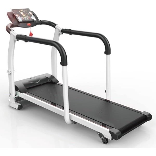 Opvouwbare Loopband voor Thuisgebruik - Multifunctionele Gemotoriseerde Revalidatie Loopband met Leuning
