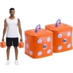 Opvouwbare en Verstelbare Draagbare Reishalters - Watergevulde Haltersset - 10 Kg per Paar - Kerntraining - Krachttraining