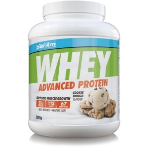 Per4m - Advanced Whey Protein - Cookie Dough - Proteine poeder - Eiwit shake - Eiwitpoeder - 2.01kg - Whey Protein - Eiwitshakes - Whey Proteine - Protein - Proteine - Proteine Shake - Shake - Fitness - Krachttraining - Gym