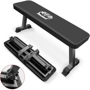 Platte Trainingsbank Opvouwbaar voor Krachttraining en Halterwerk