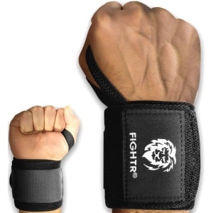 Polsbandages 45 cm voor fitness, powerlifting, bodybuilding, krachtsport en crossfit