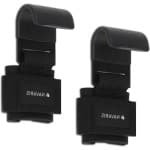 Polssteunliftbanden voor krachttraining - 2x polshaak voor fitness en gewrichtsbescherming - Professionele zwarte polsbanden met haken fitness straps