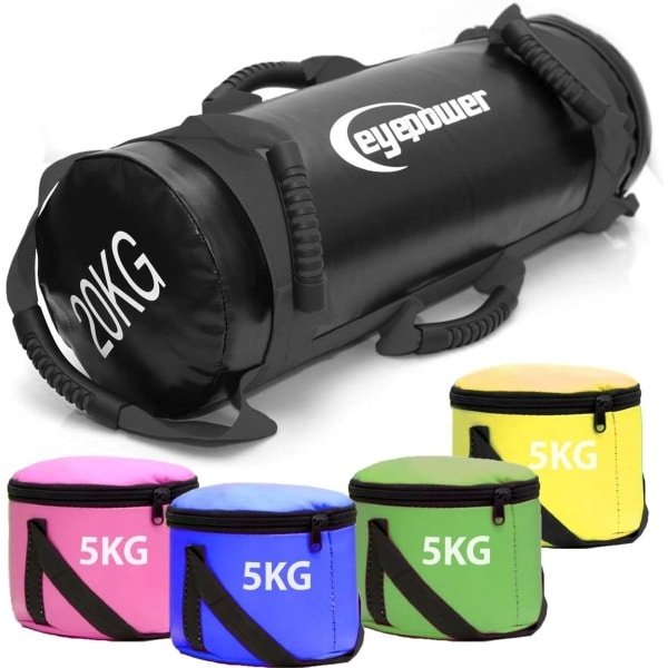 Power Bag voor Krachttraining - Verstelbaar van 5 tot 20 kg