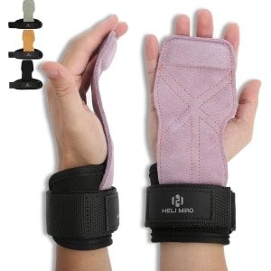 Power Lifting Straps Krachttraining, Fast Grip Lederen Lifting Strap Polsbrace voor Bodybuilding Fitness Crossfit Krachttraining Powerlifting - Lifting Straps voor Dames en Heren, Zwart