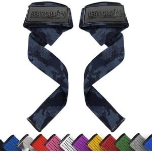 Premium Gewichthefbanden met Neopreen Polsvoer-Dubbele Stiksel voor Deadlifts en Krachttraining