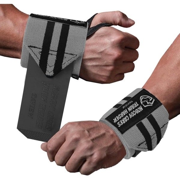 Professionele Polsbandages voor Gewichtheffen & Krachttraining (18 inch) - Zware Steun met Duimlus