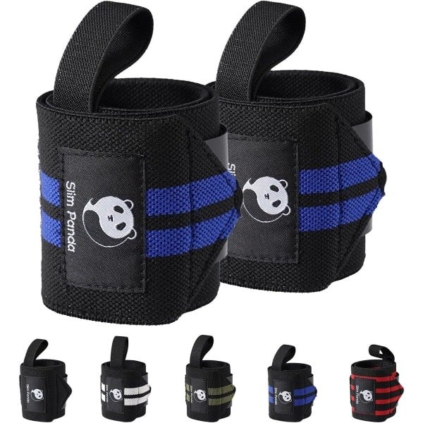 Professionele Polsbandages voor Krachttraining - 1 Paar 45 cm met Duimring voor Crossfit en Calisthenics