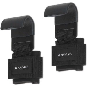 Professionele polssteun haken voor krachttraining - 2x polssteunen voor fitness en gewrichtsbescherming - Comfortabele en duurzame sportaccessoires