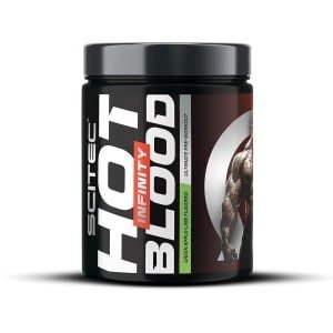Scitec Nutrition® - Hot Blood Infinity (350 gram - Green Apple/Lime) - Appel/Limoen - 28 doseringen - pre workout - poeder - pre-workout