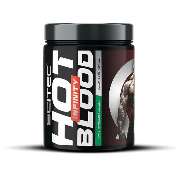 Scitec Nutrition® - Hot Blood Infinity (350 gram - Kiwi/Strawberry) - Kiwi/Aardbei - 28 doseringen - pre workout - poeder - pre-workout