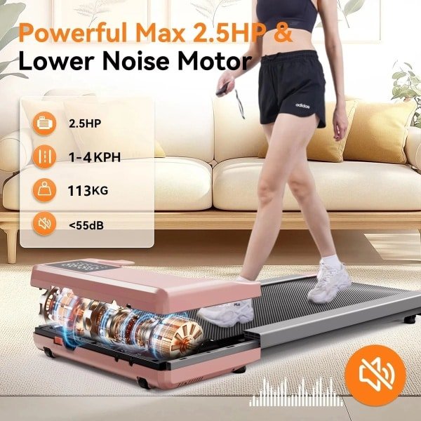 Sensova - Loopband Electrisch - Walkingpad Met Bluetooth - Hardloopband - Tot 4 km/h - Stil