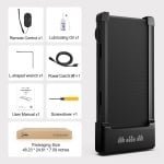 Sensova Loopband - Loopband met hellingfunctie - 12 niveaus - Threadmill - 3 PK motor - van 1 tot 6km/h - Walkin pad - met Schokabsorptie - Bluetooth - max hellinghoek 9°