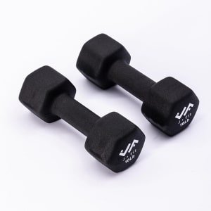 Set Dumbbells 4,5 kg Neopreen Halter Set - Antislip Zeshoekig met Kleurcode voor Fitness en Krachttraining
