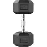 Set Rubberen Halters 2x 7.5kg voor Krachttraining en Fitness