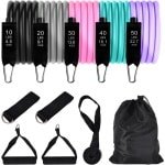Set Weerstandsbanden Compleet met Handvatten en Enkelriemen voor Krachttraining