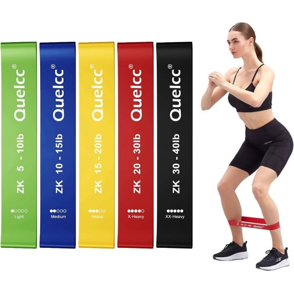 Set Weerstandsbanden voor Krachttraining, Yoga en Pilates