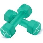 Set van 2 Neopreen Dumbbells voor Krachttraining en Fitness
