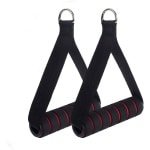 Set van 2 weerstandsgrepen - Nylon riem met metalen haken voor fitness, bodybuilding en cardio training
