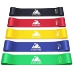 Set van 5 Weerstandsbanden voor Krachttraining en Fitnessoefeningen