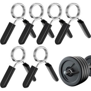 Set van 6 Universele Veerclips voor Halters 25mm - Krachttraining Accessoires