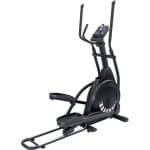 Skandika Carbon P23 Crosstrainer - Crosstrainer - Elliptische trainer voor thuisgebruik, inklapbaar, 23 programma's, app-compatibel, tot 135 kg, 16 weerstandsniveaus - 172 x 63.5 x 179 cm (L x B x H) - Fitnessapparatuur voor duurtraining - zwart