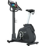 Skandika Cykling P14 Ergometer Hometrainer - Hometrainer - Hometrainer met touchscreen, multimedia Android computer, tot 150 kg, tot 205 cm, speakers, Bluetooth, app-verbinding, Kinomap - Fitnessfiets voor thuis - 105 x 51 x 147cm (L x B x H) - zwart