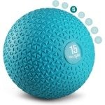 Slam Ball 6,8 kg - Voor Krachttraining - Sport - Turquoise, Turkoois
