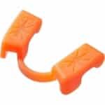 Sport en fitness Powerlifting mondbescherming voor krachttraining - met bescherming voor gewichtheffen - vrij praten en drinken - geschikt voor contactloze sport - onderkaak - 1 stuk - oranje