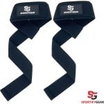 Sportifygear Straps Lifting - Deadlift Straps - Powerlifting - Bodybuilding - Gym Straps - Krachttraining Accessoires - Zwart/Materiaal